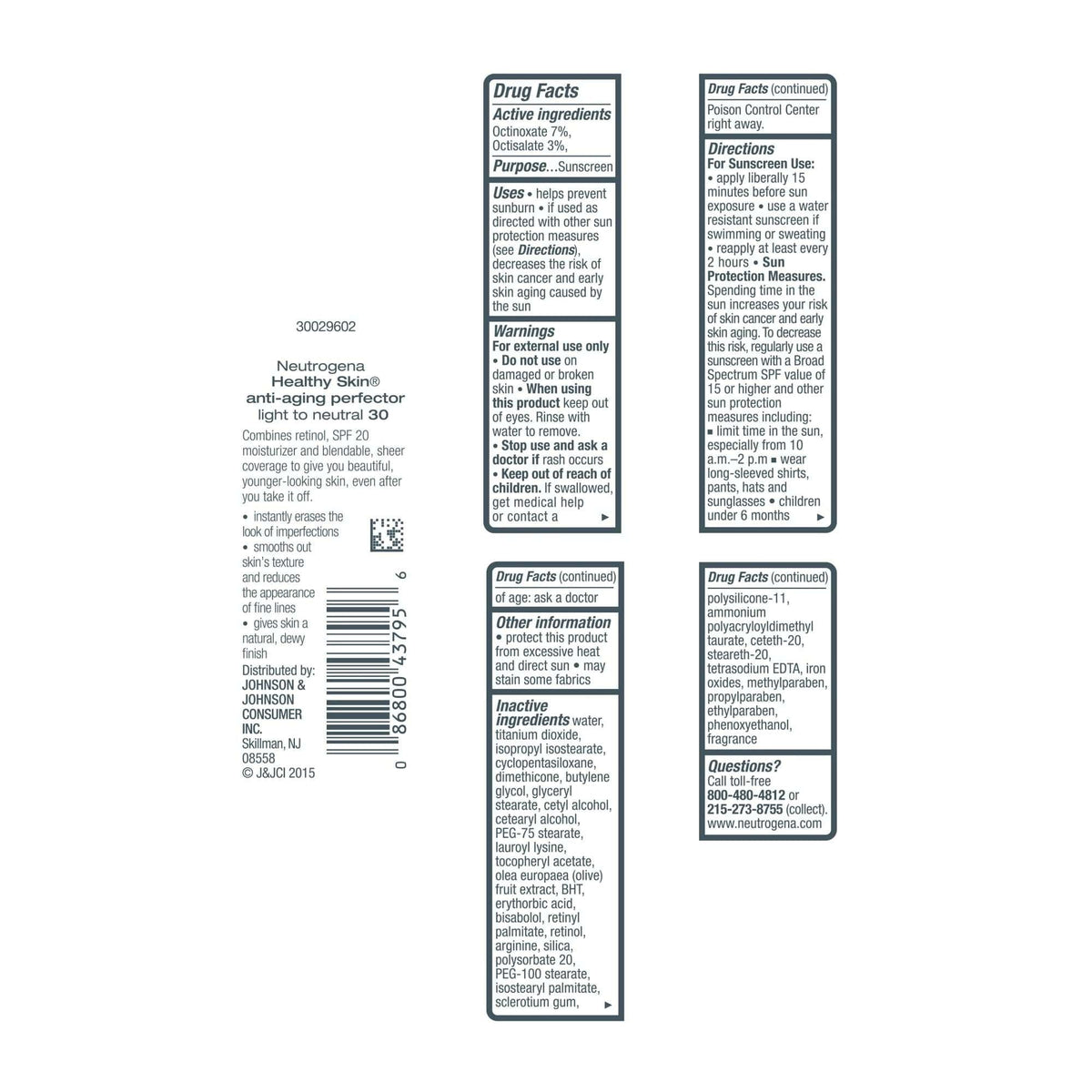 Neutrogena Healthy Skin Anti-Aging Moisturizer, 1 fl. oz