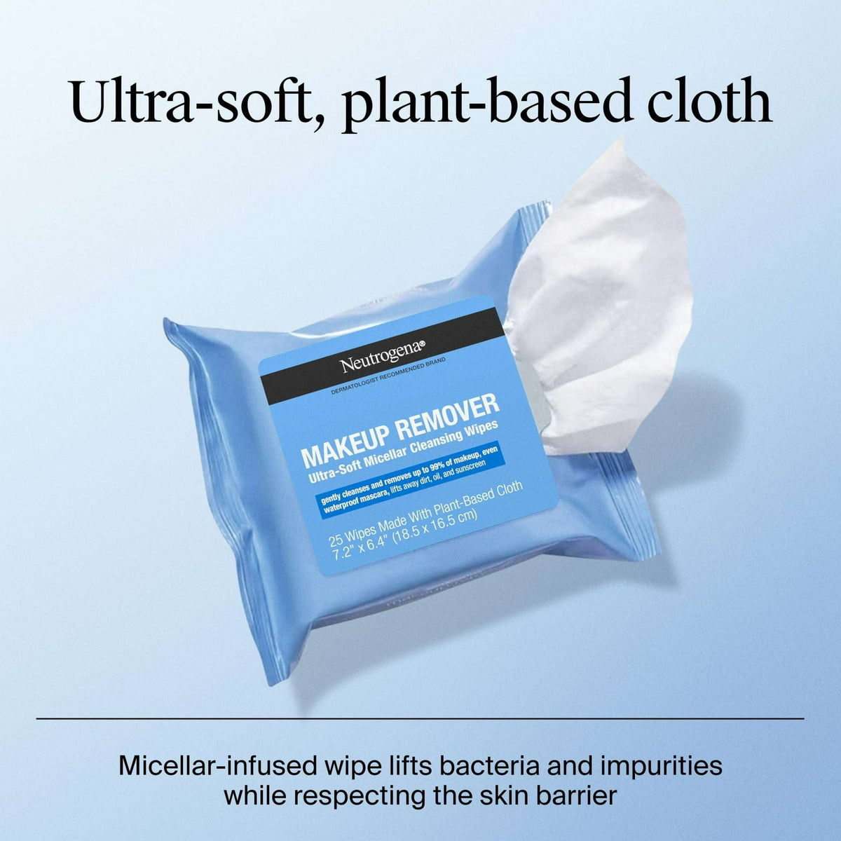 Neutrogena Makeup Remover Wipes & Face Cleansing Towelettes, 25 Count Face Wipes