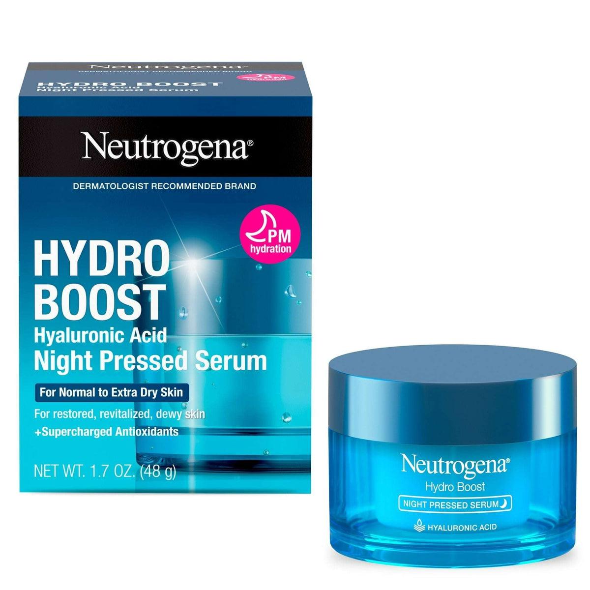 Neutrogena Hydro Boost Hydration Routine: Water Cream & Serum, 2 Items