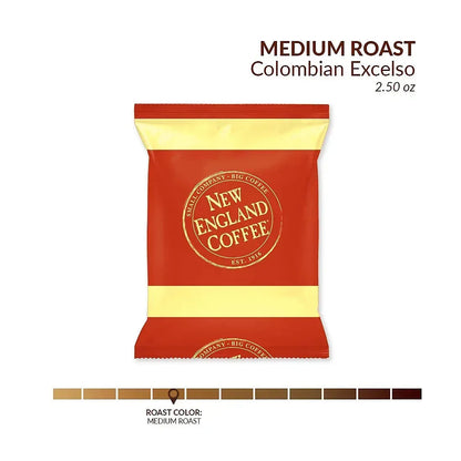 New England Coffee Colombian Excelso Ground Coffee Individual Packs, 42 pk./2.25 oz.