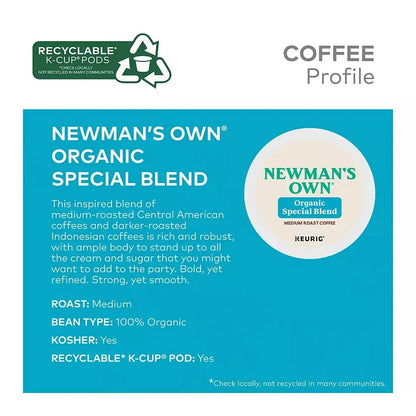 Newman's Own Organics Newman's Special Blend Keurig K- Pods, 80 ct.