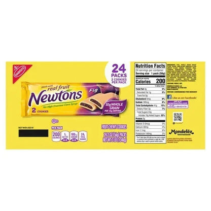 Newtons Fig Cookies, 2 oz, 24-count