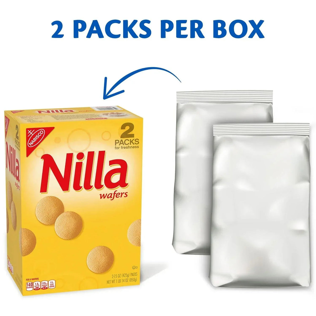 Nilla Wafers Vanilla Wafer Cookies, 2pk., 15 oz.