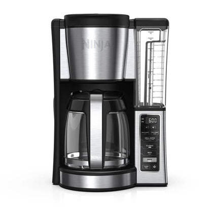 Ninja 12-Cup Programmable Coffee Brewer, 2 Brew Styles, Adjustable Warm Plate, 60oz Water Reservoir, Black/Stainless Steel, CE250