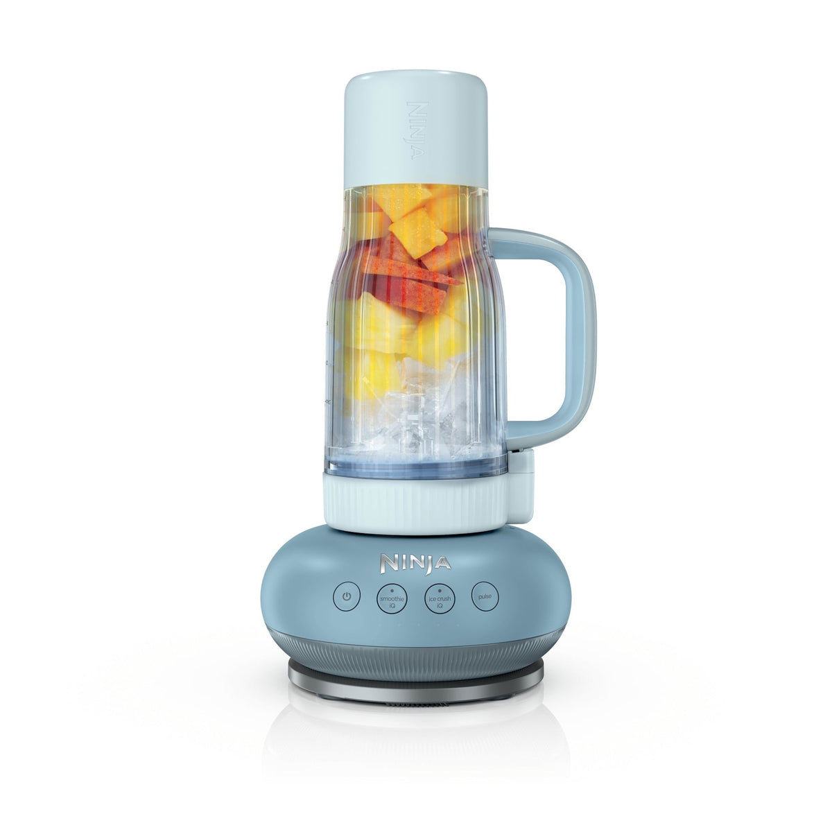 Ninja BlendBOSS 24-Oz Personal Blender, for Smoothies & Frozen Drinks, Travel Tumbler with LeakProof Lid and Chug Spout, Auto-iQ Technology, 1200 Peak Watts, DB300PU Lavender Lemonade