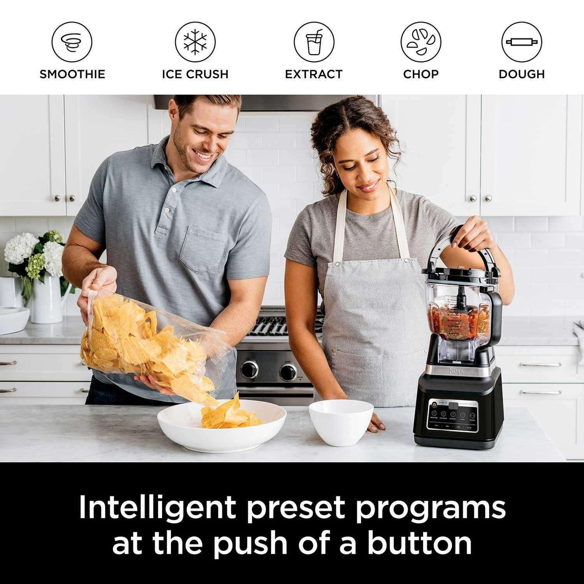 Ninja Professional Plus Kitchen System Blender and 8-Cup Food Processor with Auto-iQ