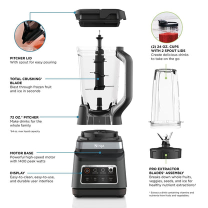 Ninja Professional Plus Blender DUO with Auto-iQ