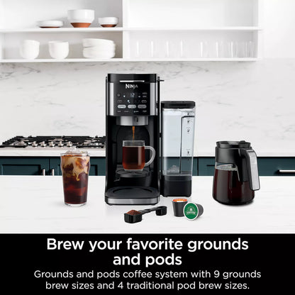 Ninja® DualBrew Single-Serve & 12-Cup Drip Coffee Maker
