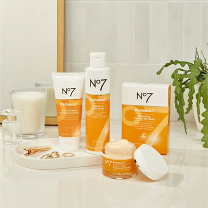 No7 Radiance+ Vitamin C Daily Brightening Face Moisturizer for Dull Skin, All Skin Types, 1.69 oz
