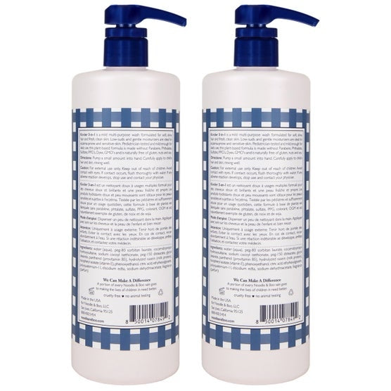 Noodle & Boo Kinder 3-In-1 Shampoo, Conditioner & Body Wash 25 fl oz, 2-pack