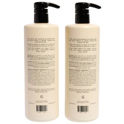 Nopalera Cactus Shower Gel, 24oz, 2-pack