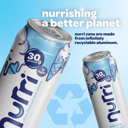 Nurri 30g Protein Vanilla Milk Shake 11 fl. oz., 12 pk.