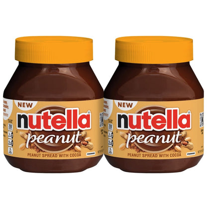 Nutella Peanut Spread with Cocoa, 26.5 oz, 2-count