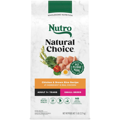 Nutro Natural Choice Adult Small Breed Dry Dog Food, Chicken And Brown Rice
