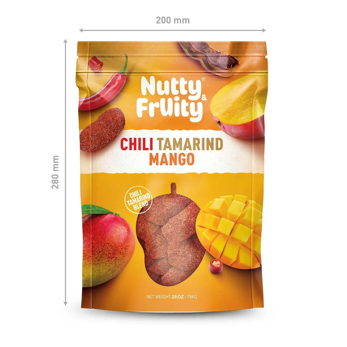 Nutty & Fruity Chili Tamarind Mango, 28 oz.