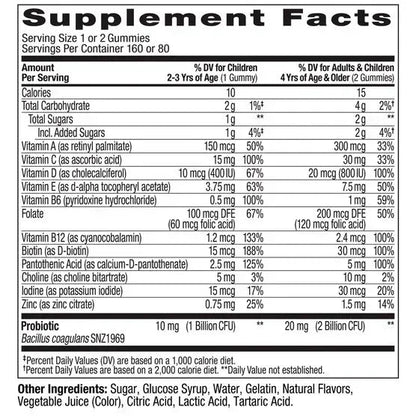 OLLY Kids Multivitamin & Probiotic, 160 Gummies