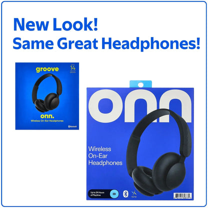 onn Wireless On-Ear Headphones