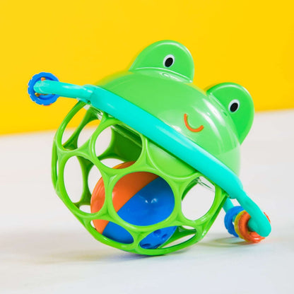 Oball Easy Grasp Jingle & Shake Pal Infant Toy Rattle, Green, Unisex, Ages 0 Months +