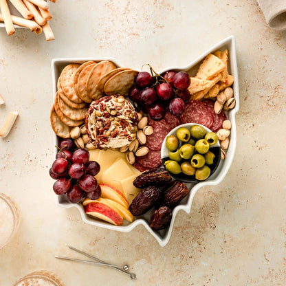 Lark Porcelain State-Shaped Bake & Serve Dish, Choose State