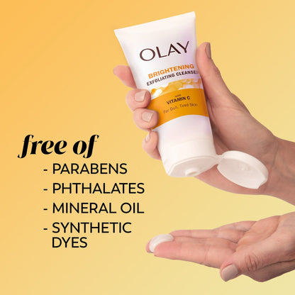 Olay Brightening Vitamin C Face Wash for Dull Skin, 5.0 fl oz