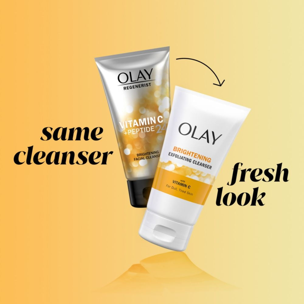 Olay Brightening Vitamin C Face Wash for Dull Skin, 5.0 fl oz