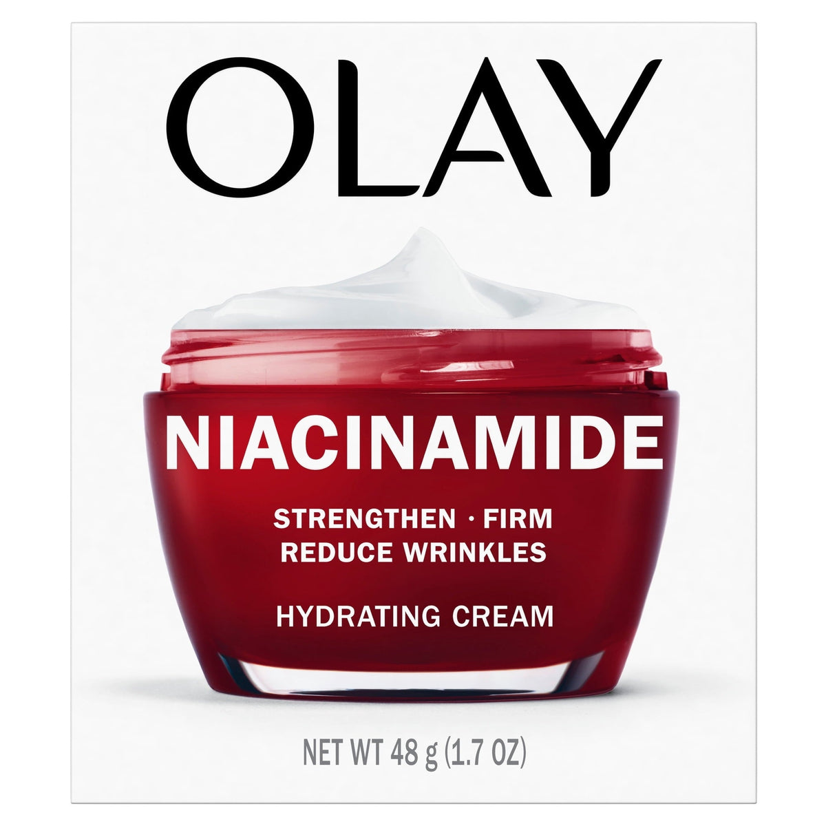 Olay Face Cream Regenerist Niacinamide and Peptide 24 Facial Moisturizer, Reduces Wrinkles, 1.7 oz