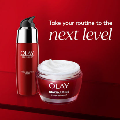 Olay Face Cream Regenerist Niacinamide and Peptide 24 Facial Moisturizer, Reduces Wrinkles, 1.7 oz