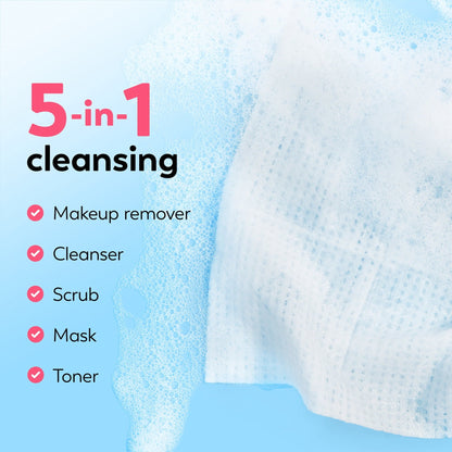 Olay Skin Care Daily Facials Hydrating Cleansing Face Wipes, All Skin Types, Fragrance-Free, 66 Count