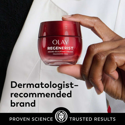 OLAY REGENERIST Anti-Aging Face Cream, Hydrating, Anti-Wrinkle, Firming Moisturizer, Fragrance Free, Skin Care with Triple Collagen Peptide & Niacinamide