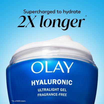 Olay Skin Care Regenerist Hyaluronic Acid + Peptide 24 Gel All Facial Moisturizer, 1.7 oz
