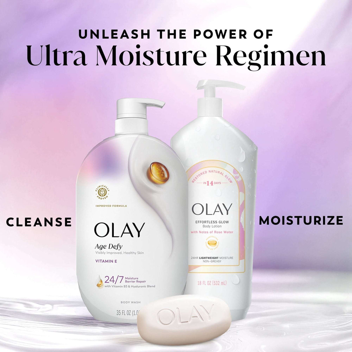 Olay Age Defy Body Wash, Ultra Moisture, Vitamin B3 & Hyaluronic, 35oz