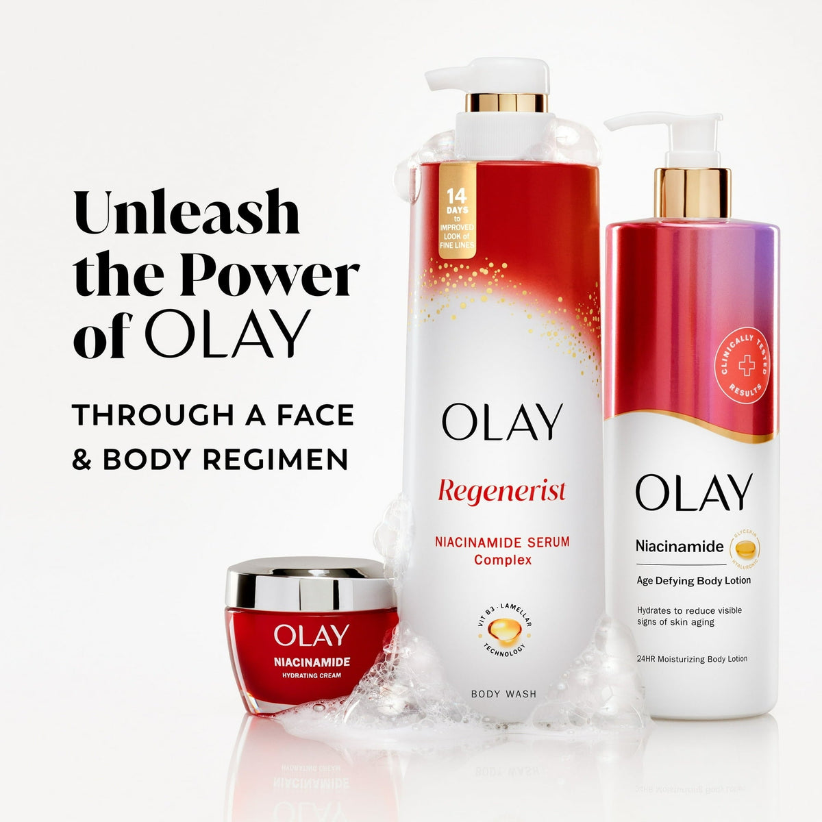 Olay Age Defying Body Wash for Women, Niacinamide, 20 fl Oz
