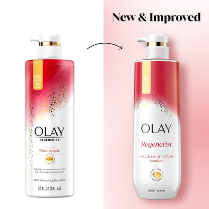 Olay Age Defying Body Wash for Women, Niacinamide, 20 fl Oz