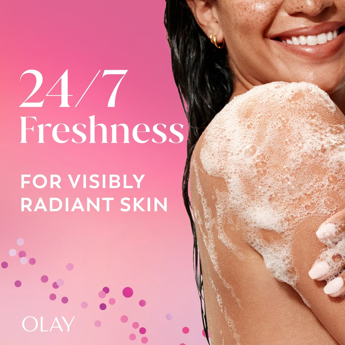 Olay Berry Passionate Body Wash with Notes of Passionfruit and Guava, Vitamin B3 and Antioxidant Blend, 22oz