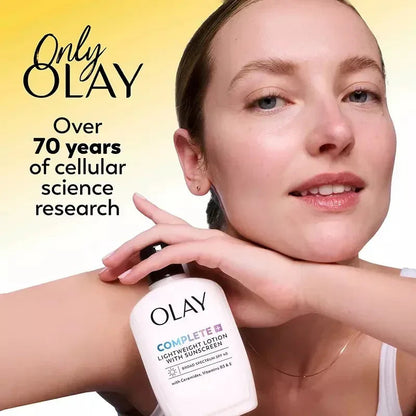 Olay Complete+ Daily Face Moisturizer with Sunscreen SPF 40, Fragrance-Free, 2 pk./6 fl. oz.