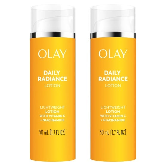 Olay Daily Radiance Lotion Vitamin C + Niacinamide, 1.7 fl oz, 2-pack
