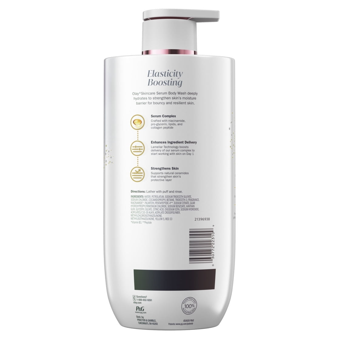 Olay Elasticity Boosting Body Wash with Collagen Peptide Serum Complex, 28 oz
