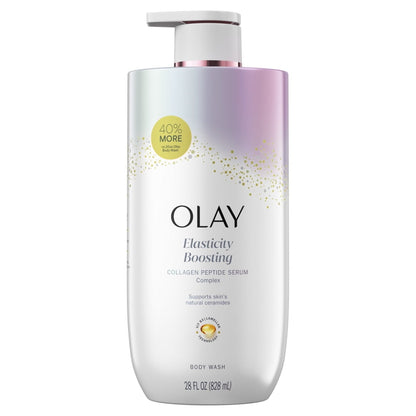 Olay Elasticity Boosting Body Wash with Collagen Peptide Serum Complex, 28 oz
