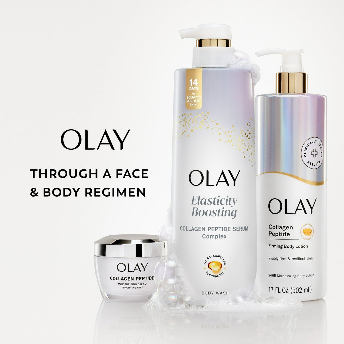 Olay Firming Body Wash for Women, Collagen, 20 fl oz