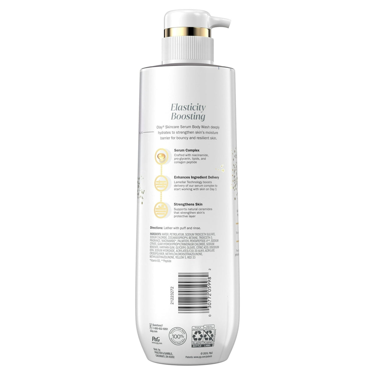 Olay Firming Body Wash for Women, Collagen, 20 fl oz