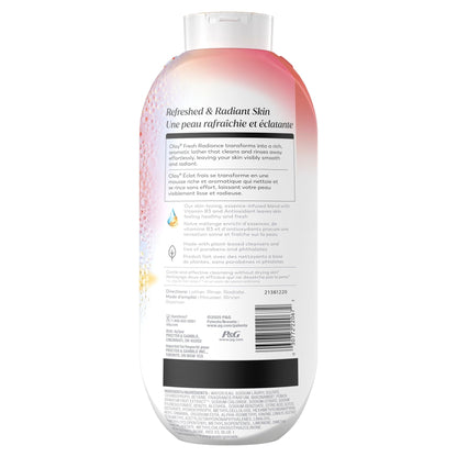 Olay Fresh Radiance Body Wash with Essence of Black Cherry and Vanilla, Vitamin B3 and Antioxidant Blend