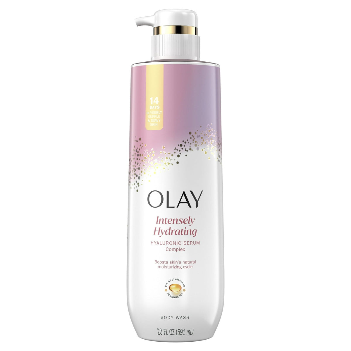 Olay Nourishing Body Wash for women, Hyaluronic Acid, 20 fl oz