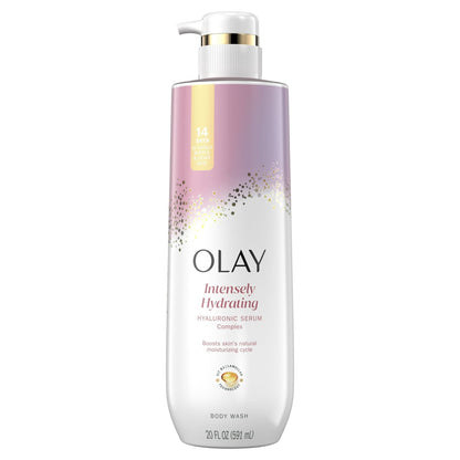 Olay Nourishing Body Wash for women, Hyaluronic Acid, 20 fl oz