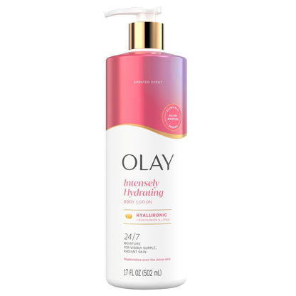 Olay Nourishing & Hydrating Body Lotion with Hyaluronic Acid, 17 fl oz