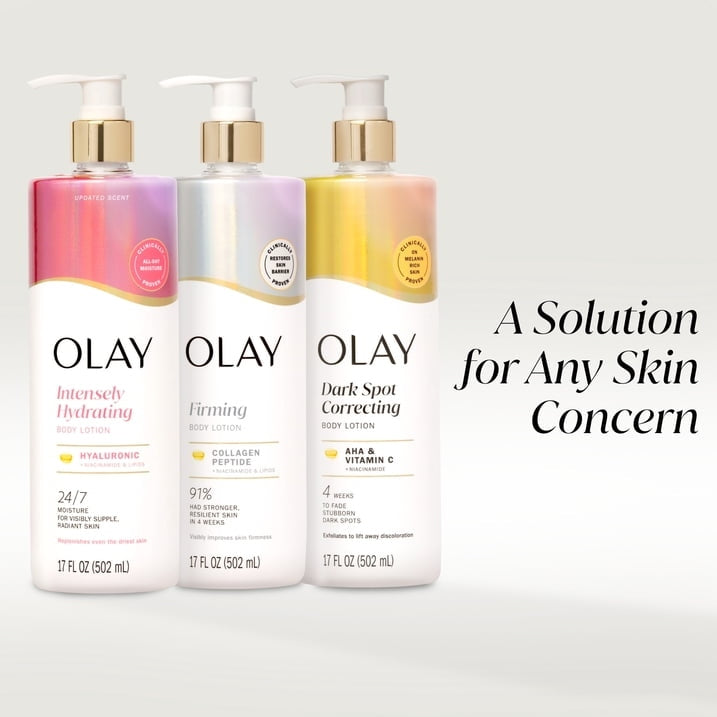 Olay Nourishing & Hydrating Body Lotion with Hyaluronic Acid, 17 fl oz