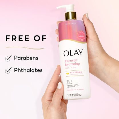 Olay Nourishing & Hydrating Body Lotion with Hyaluronic Acid, 17 fl oz