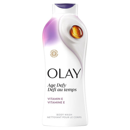 Olay Ultra Moisture Body Wash, Age Defy Body Wash Vitamin B3 & Hyaluronic, 22 FL OZ