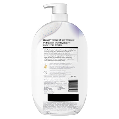 Olay Ultra Moisture Exfoliating Body Wash, Vitamin B3 and Hyaluronic Blend, 35oz