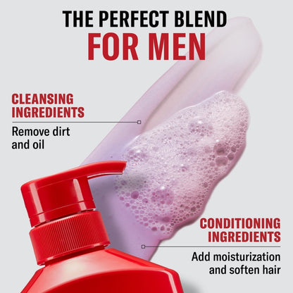 Old Spice Raptorstrike 2in1 Shampoo & Conditioner for Men, Healthy Looking & Clean Hair, 21.9 fl oz (PACK OF 3 )