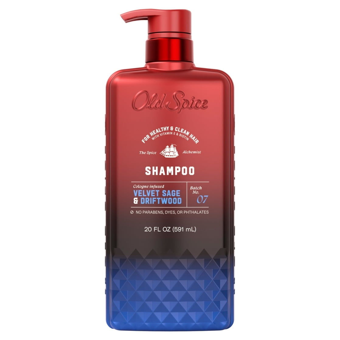 Old Spice Shampoo: The Spice Alchemist, Cologne-Infused Velvet Sage & Driftwood, No Parabens or Phthalates, 21.9 fl oz (PACK OF 3 )